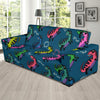 T rex Dinosaur Print Pattern Sofa Covers-grizzshop