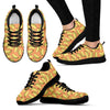 Taco Pattern Print Black Sneaker Shoes For Men Women-grizzshop