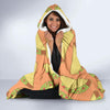 Taco Pattern Print Hooded Blanket-grizzshop