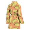 Taco Pattern Print Women Long Robe-grizzshop