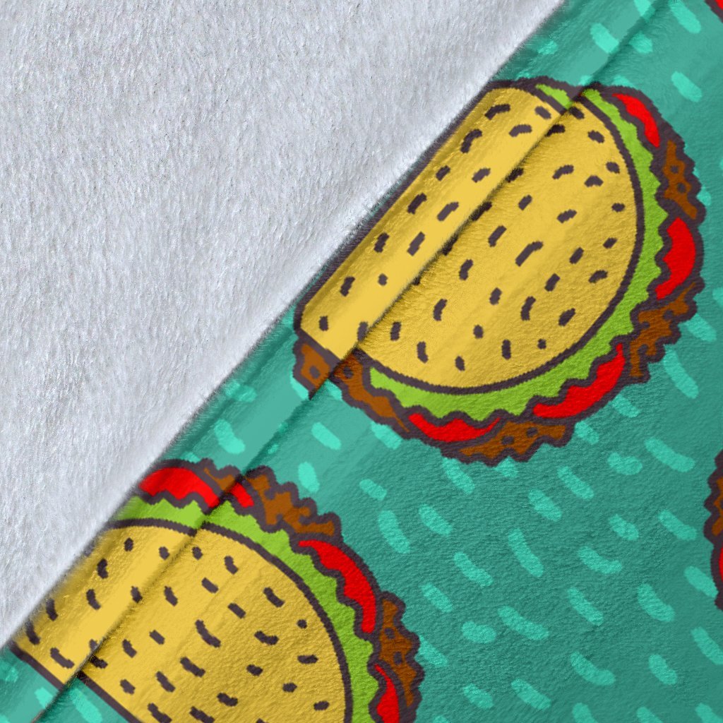 Taco Print Pattern Blanket-grizzshop