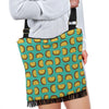 Taco Print Pattern Crossbody Bags-grizzshop