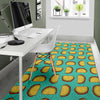 Taco Print Pattern Floor Mat-grizzshop