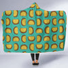 Taco Print Pattern Hooded Blanket-grizzshop