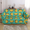 Taco Print Pattern Loveseat Cover-grizzshop