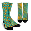 Taco Print Pattern Unisex Crew Socks-grizzshop
