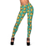 Taco Print Pattern Women Leggings-grizzshop