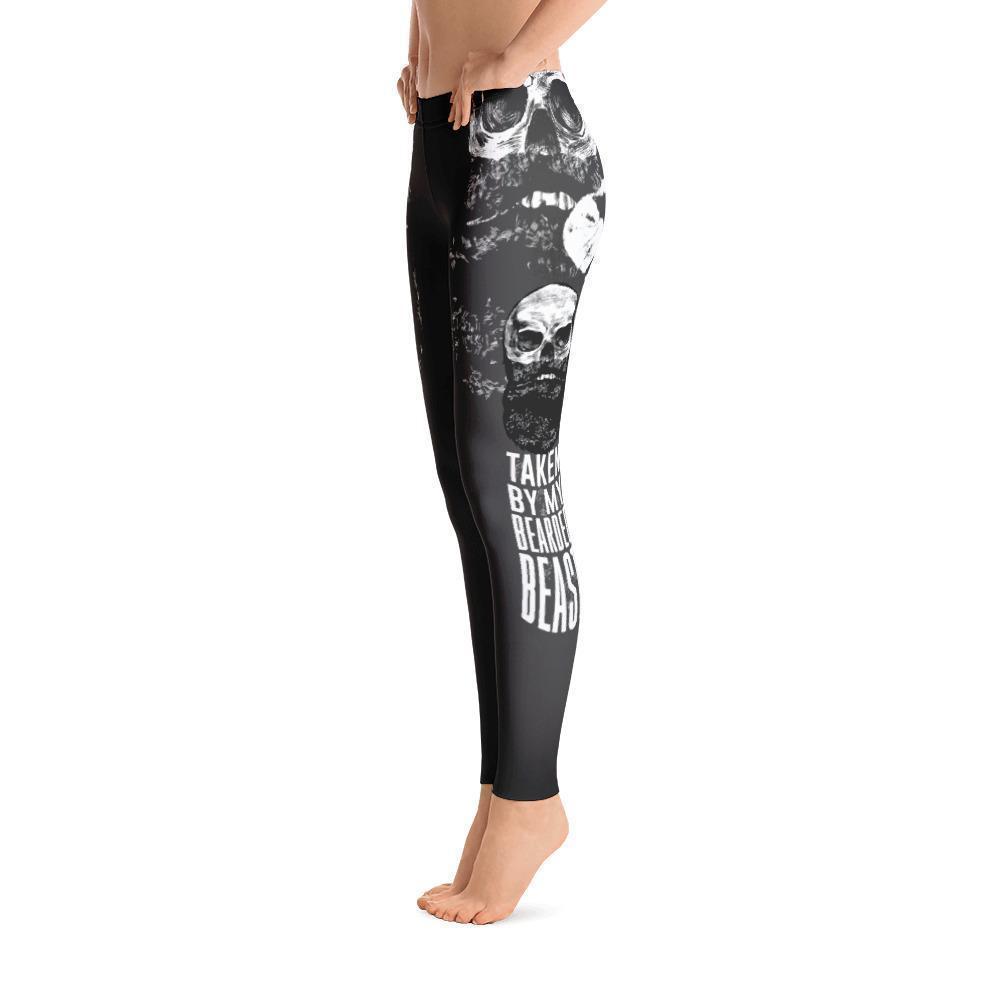 Taken by my bearded beast Women's Leggings-grizzshop