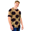 Tan And Black Polka Dot Men T Shirt-grizzshop