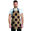 Tan And Black Polka Dot Men's Apron-grizzshop