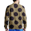 Tan And Black Polka Dot Men's Sweatshirt-grizzshop