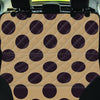 Tan And Black Polka Dot Pet Car Seat Cover-grizzshop