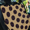 Tan And Black Polka Dot Pet Car Seat Cover-grizzshop