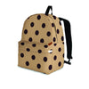 Tan And Black Tiny Polka Dot Backpack-grizzshop