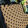 Tan And Black Tiny Polka Dot Pet Car Seat Cover-grizzshop