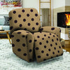 Tan And Black Tiny Polka Dot Recliner Cover-grizzshop