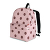 Tan And Brown Polka Dot Backpack-grizzshop