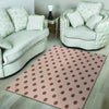 Tan And Brown Polka Dot Floor Mat-grizzshop