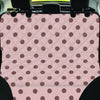 Tan And Brown Polka Dot Pet Car Seat Cover-grizzshop