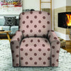 Tan And Brown Polka Dot Recliner Cover-grizzshop