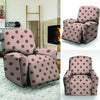 Tan And Brown Polka Dot Recliner Cover-grizzshop