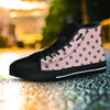 Tan And Brown Polka Dot Women's High Top Shoes-grizzshop