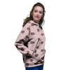 Tan And Brown Polka Dot Women's Hoodie-grizzshop