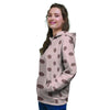 Tan And Brown Polka Dot Women's Hoodie-grizzshop