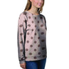 Tan And Brown Polka Dot Women's Sweatshirt-grizzshop