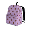 Tan And Brown Tiny Polka Dot Backpack-grizzshop