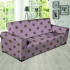 Tan And Brown Tiny Polka Dot Sofa Cover-grizzshop