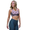 Tan And Brown Tiny Polka Dot Sports Bra-grizzshop