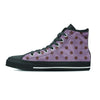 Tan And Brown Tiny Polka Dot Women's High Top Shoes-grizzshop