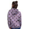 Tan And Brown Tiny Polka Dot Women's Hoodie-grizzshop