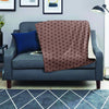 Tan Brown Polka Dot Blanket-grizzshop