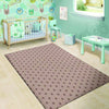 Tan Brown Polka Dot Floor Mat-grizzshop