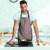 Tan Brown Polka Dot Men's Apron-grizzshop