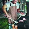 Tan Brown Polka Dot Men's Apron-grizzshop