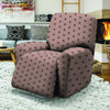 Tan Brown Polka Dot Recliner Cover-grizzshop