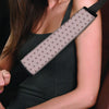 Tan Brown Polka Dot Seat Belt Cover-grizzshop