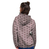 Tan Brown Polka Dot Women's Hoodie-grizzshop