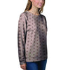 Tan Brown Polka Dot Women's Sweatshirt-grizzshop