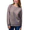 Tan Brown Polka Dot Women's Sweatshirt-grizzshop