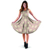 Tan Polka Dot Dress-grizzshop