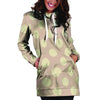 Tan Polka Dot Hoodie Dress-grizzshop