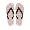 Tan Polka Dot Men's Flip Flops-grizzshop