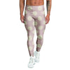 Tan Polka Dot Men's Leggings-grizzshop