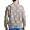 Tan Polka Dot Men's Sweatshirt-grizzshop