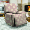 Tan Polka Dot Recliner Cover-grizzshop