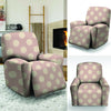 Tan Polka Dot Recliner Cover-grizzshop